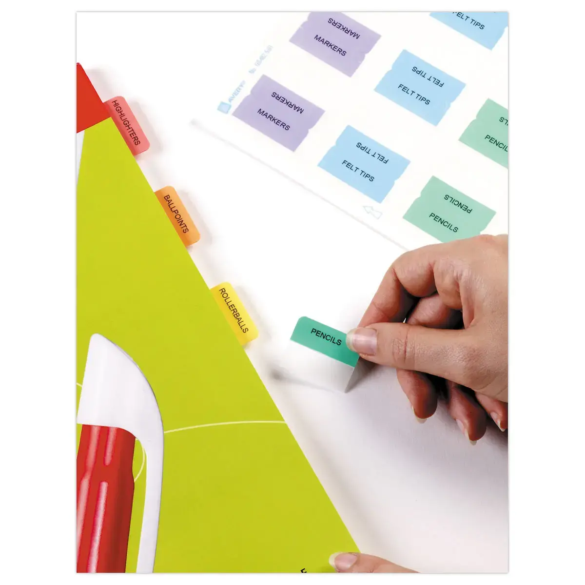 Etiquettes office star blanche 70 x 42mm photo du produit