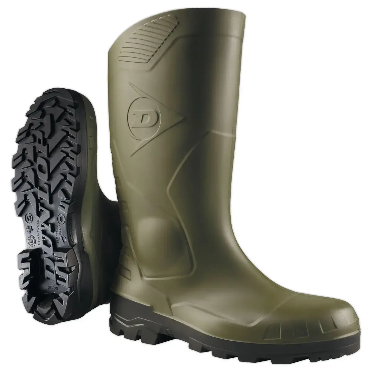 Paire Bottes de s&eacute;curit&eacute; DEVON FULL SAFETY S5 - Pointure 39 - DUNLOP photo du produit