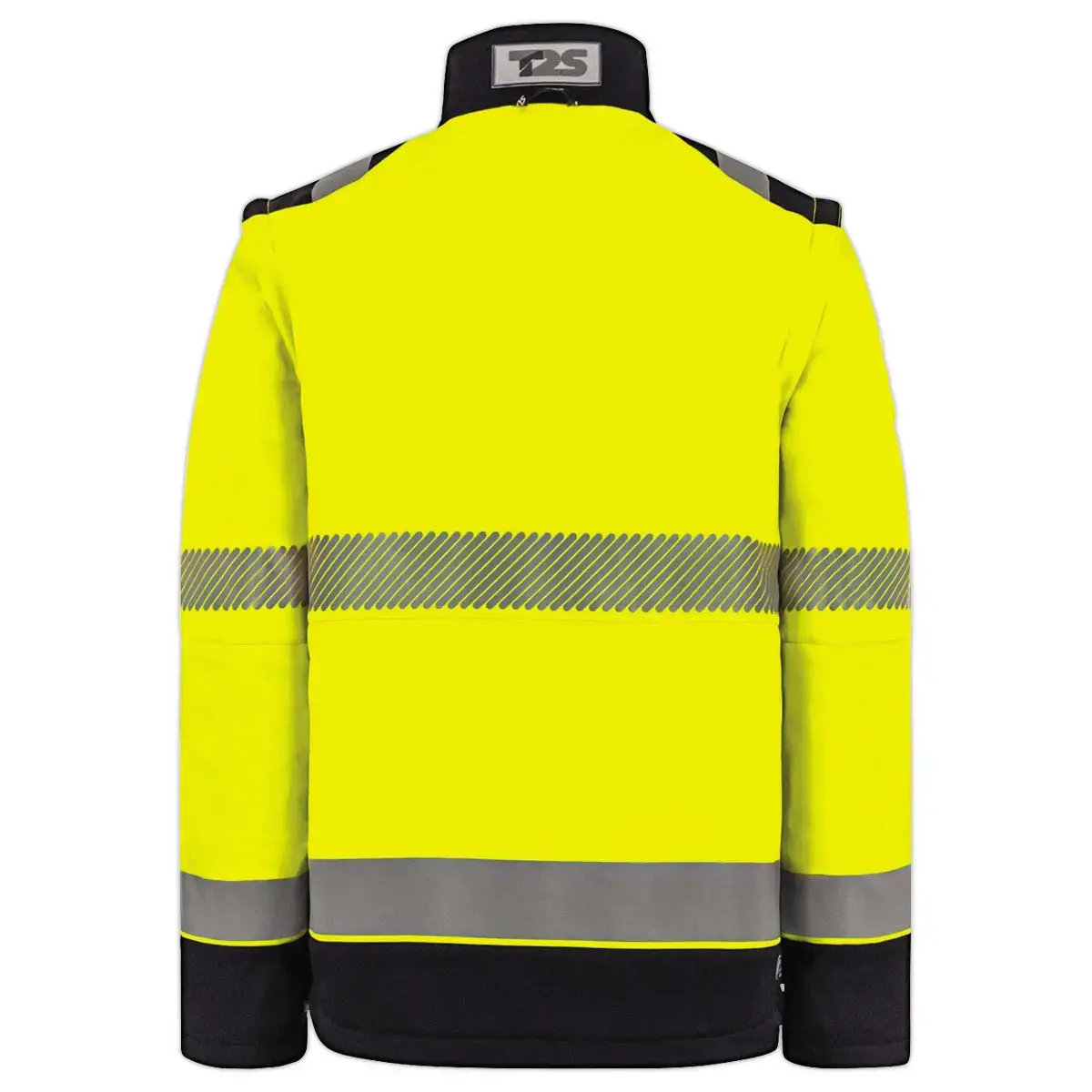 Softshell jaune haute visibilité E-VISION - Certifiée GRS - Taille L - T2S photo du produit