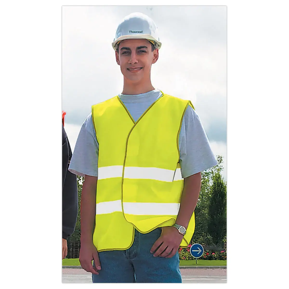 Gilet de sécurité - 2 bandes réfléchissantes - Taille XL - RG photo du produit