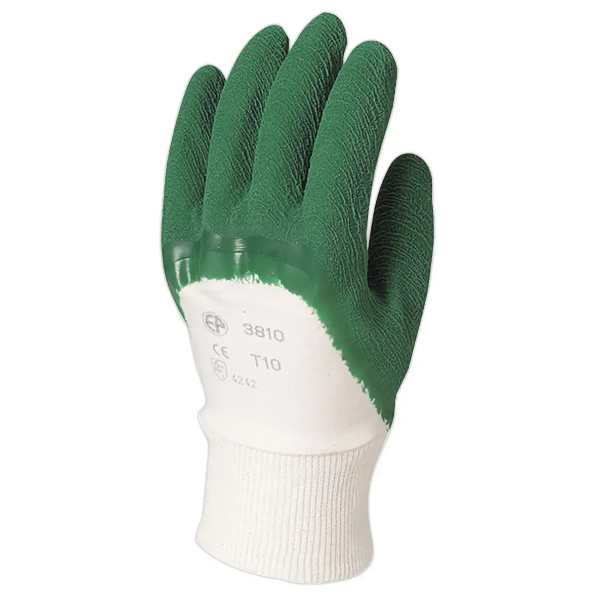 12 Paires de Gants enduits en crêpe ERGOS - Antidérapants - Taille 10 - RG photo du produit