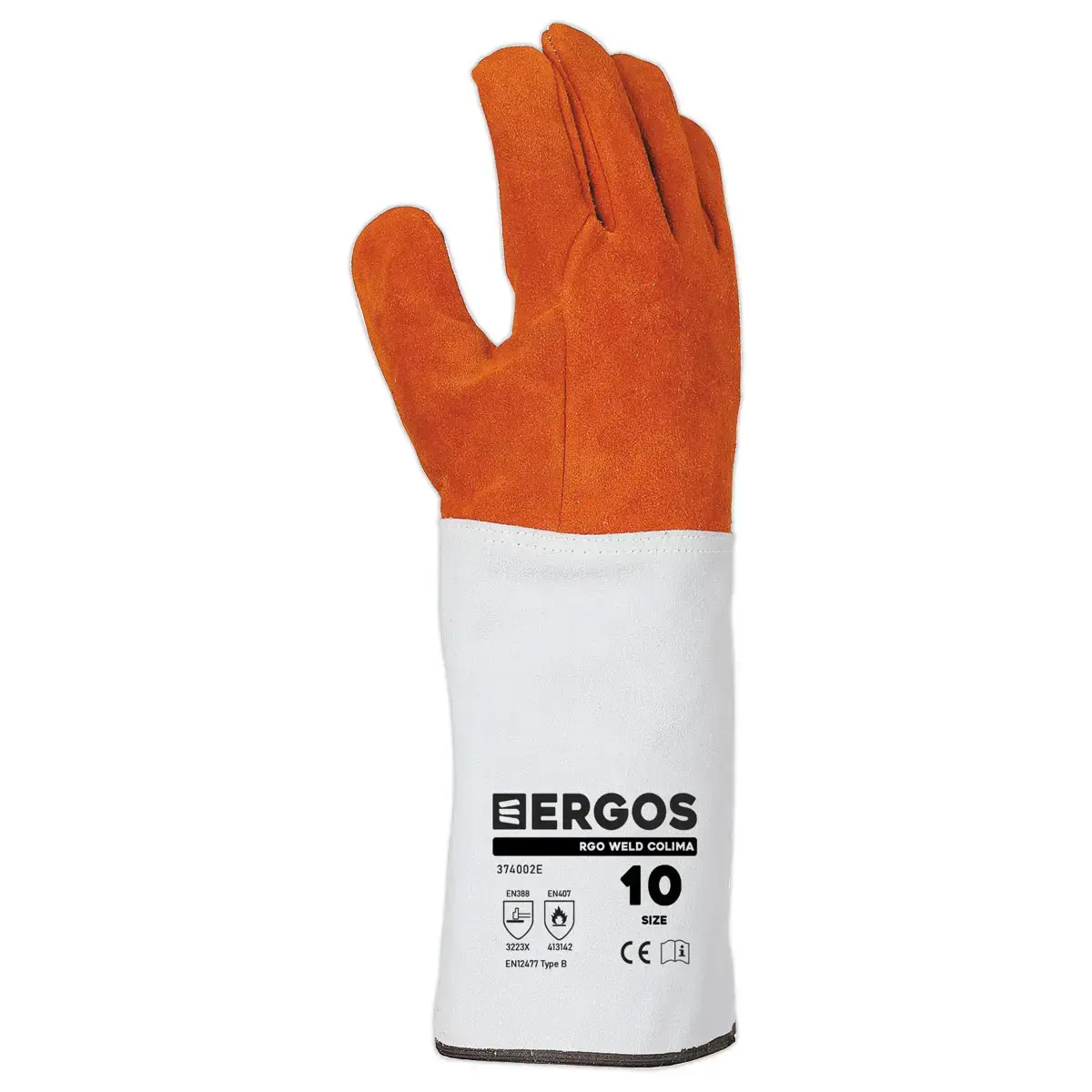 6 Gants de protection anti-chaleur ERGOS - Manchette de protection - Taille 9 - RG photo du produit
