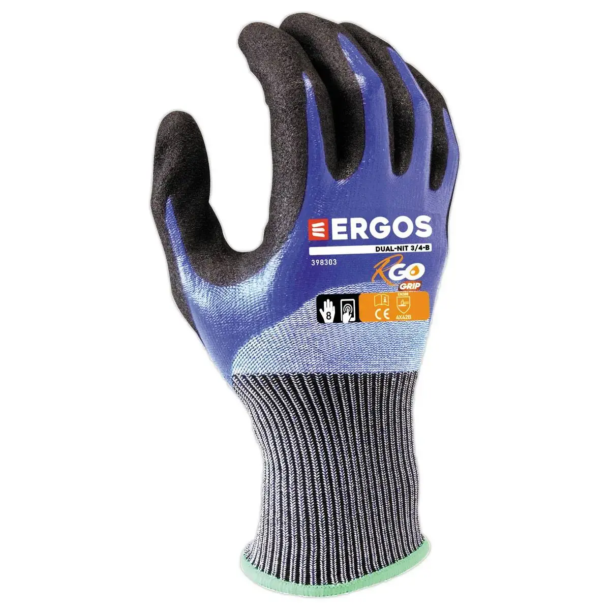 10 paires de gants de manutention tricot&eacute;s en HPPE - Taille 10 - RG photo du produit