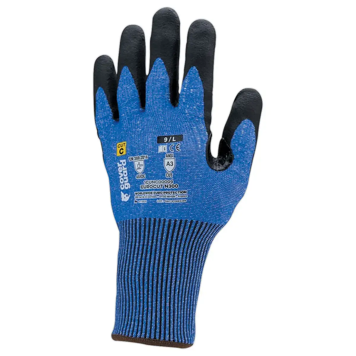 10 Gants de manutention anti-coupure EUROCUT N300 - Jauge 13 - Taille 6 - RG photo du produit