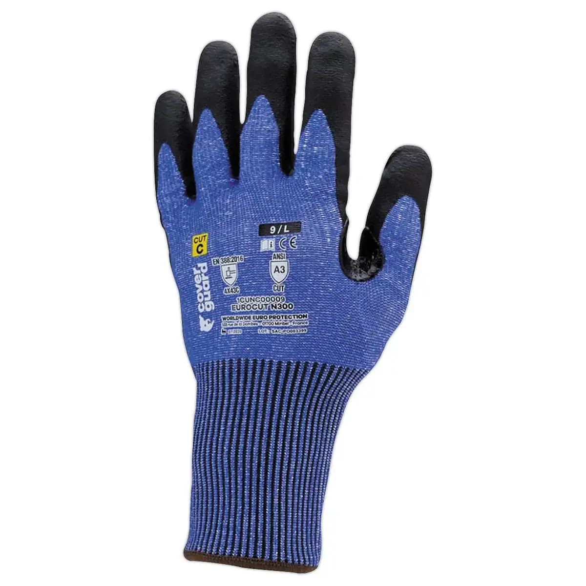 10 Paires de Gants de manutention anti-coupure EUROCUT N300 - Jauge 13 - Taille 8 - RG photo du produit