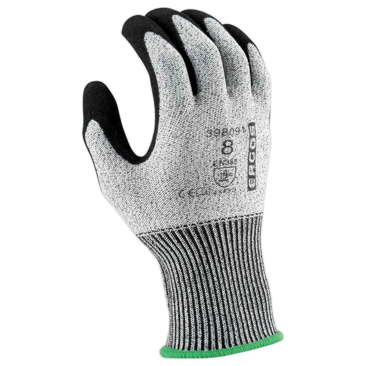 12 Paires de gants manutention - mousse nitrile SANDY - gris/noir - Taille 9 - RG photo du produit