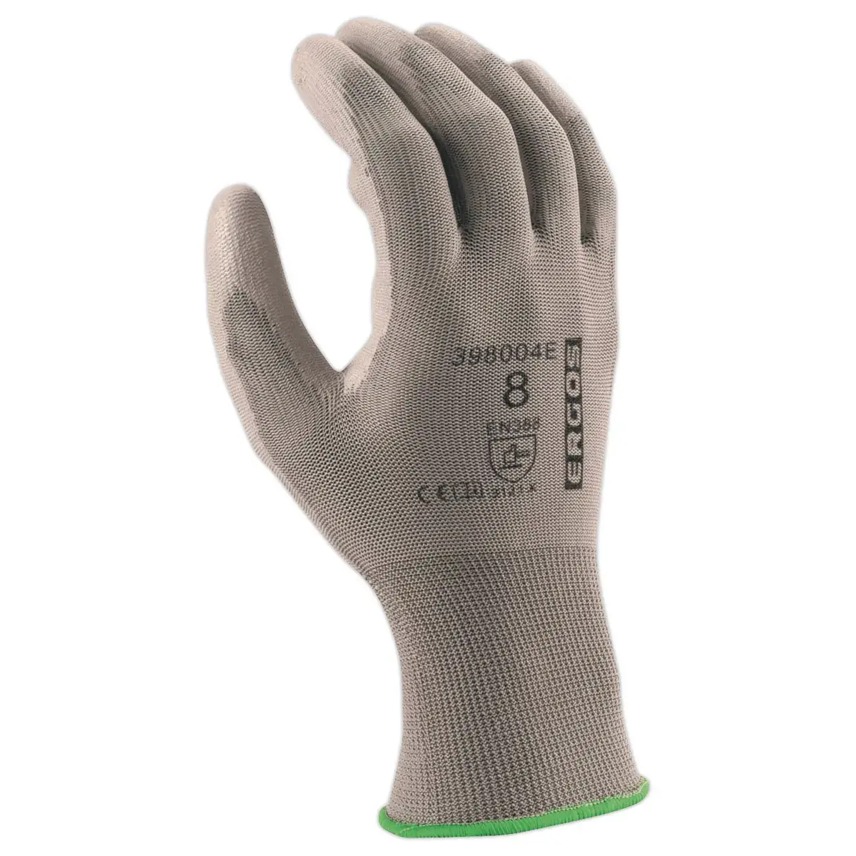 12 paires de gants polyester - gris - Taille 9 - RG photo du produit