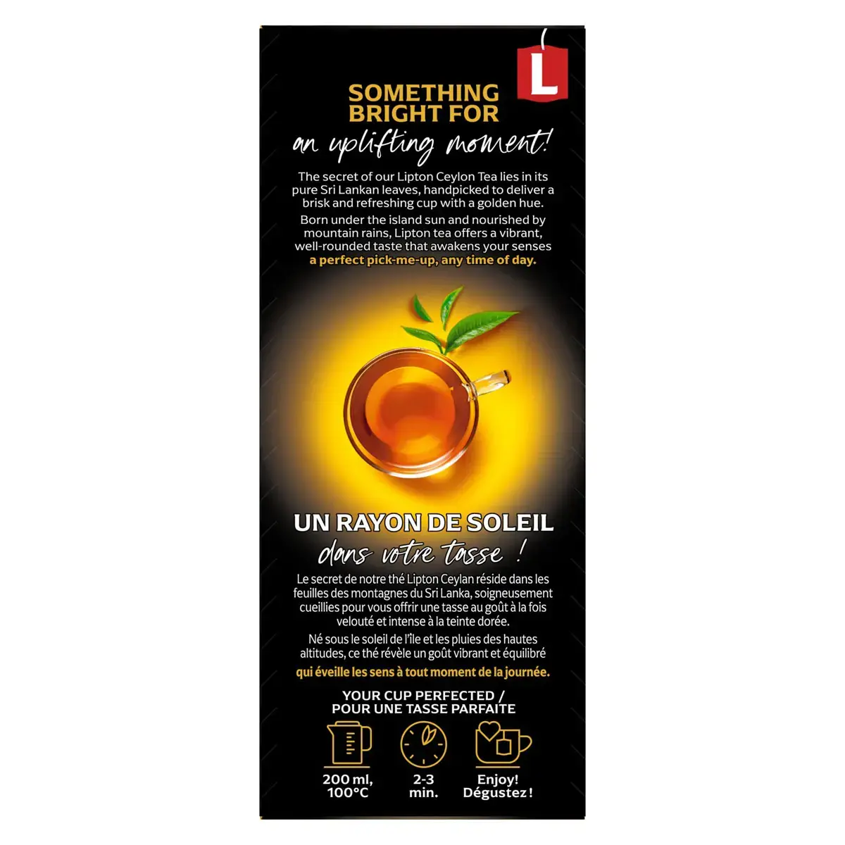 Lipton Coffret Thés Verts 50 Sachets Pyramides photo du produit