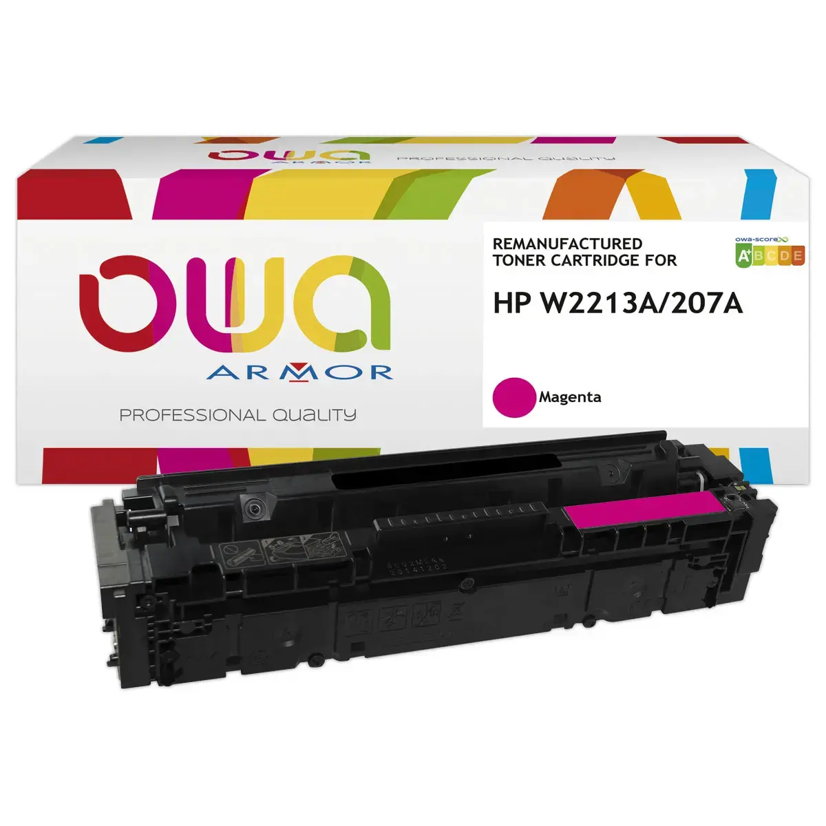 HP W2213A - toner remanufacturé OWA - Magenta photo du produit