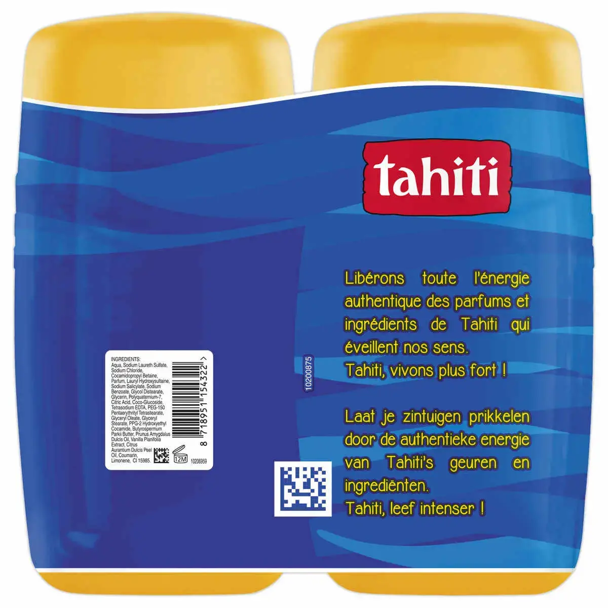 2 Gels douche Tahiti vanille 250ML photo du produit