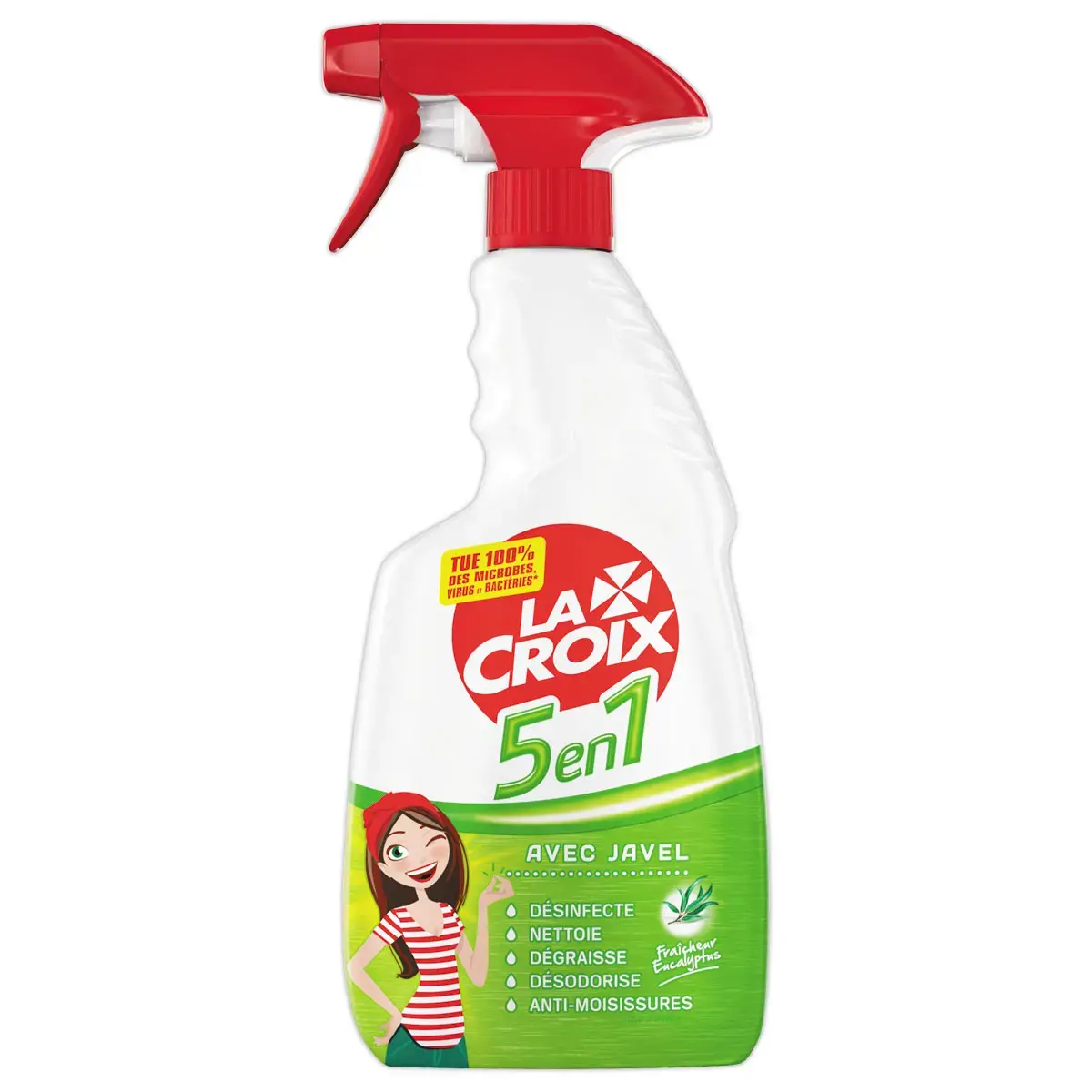 Vaporisateur Javel 5 en 1 Lacroix- 500ml photo du produit