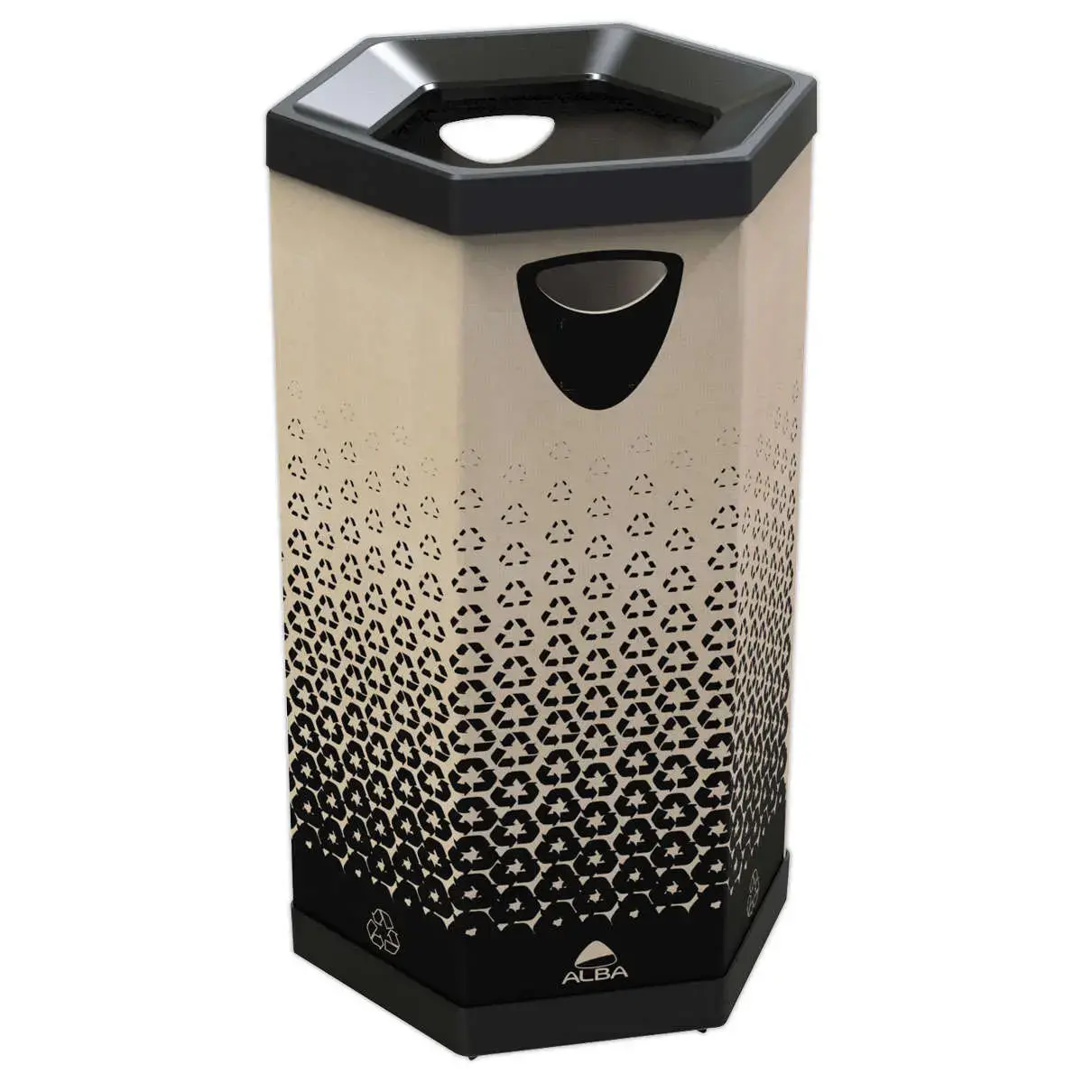 Poubelle en carton 100L photo du produit