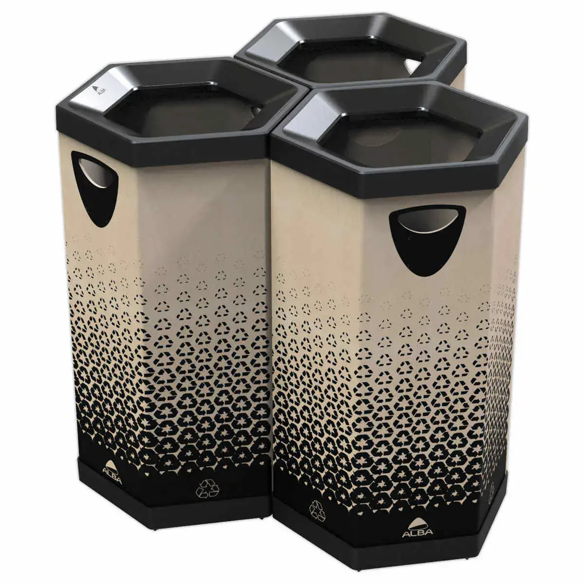 Poubelle en carton 100L photo du produit