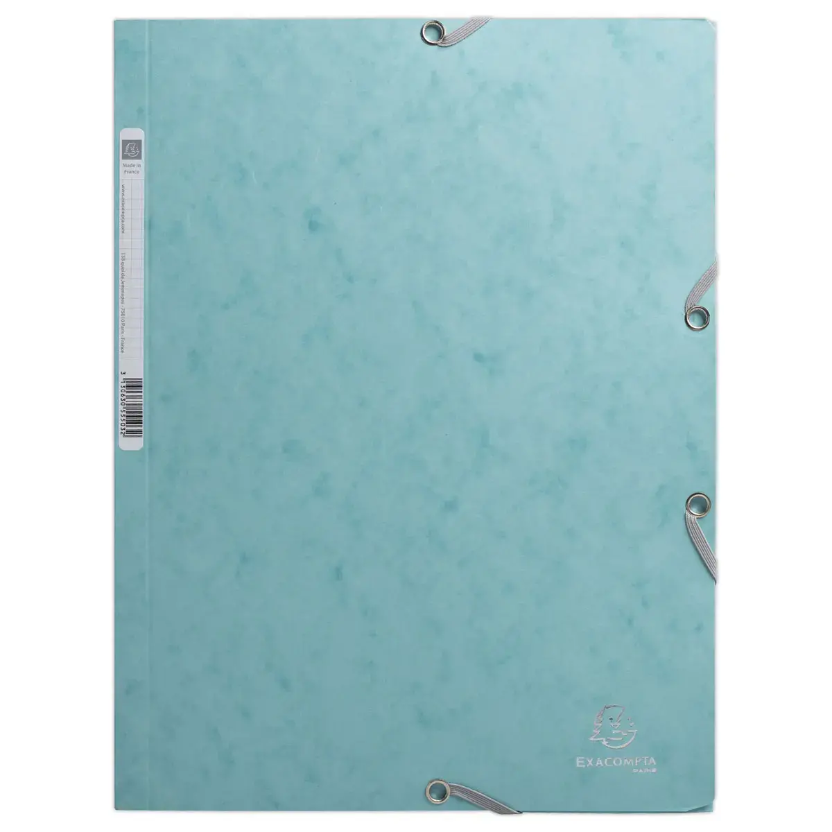 Chemises &eacute;lastiques 3 rabats Skandi - Bleu Givr&eacute; - Exacompta photo du produit