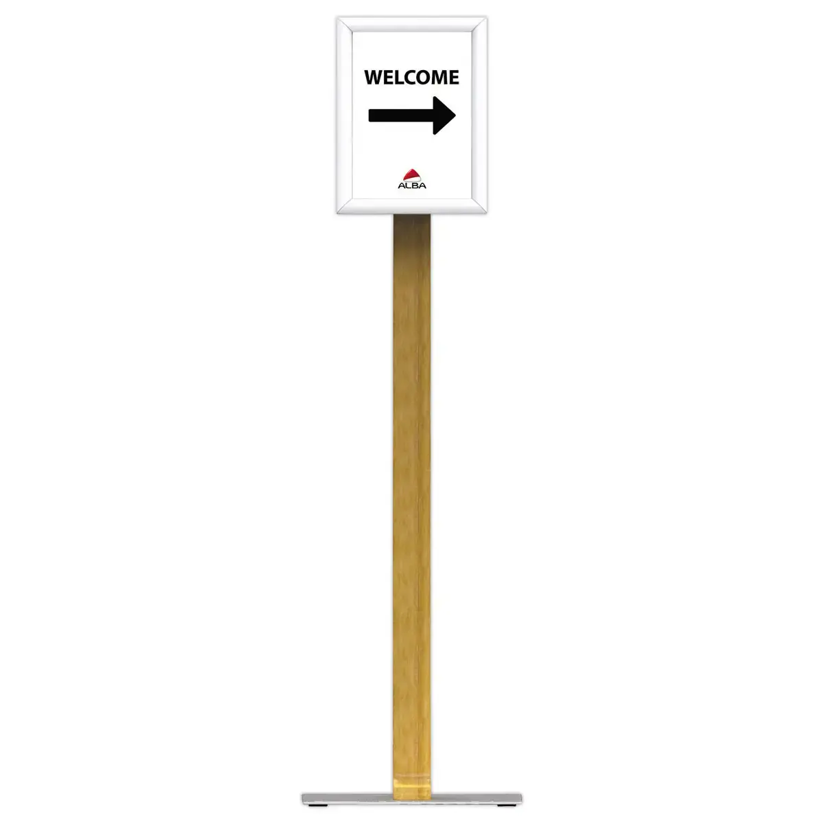 Présentoir signalétique bois A4 photo du produit