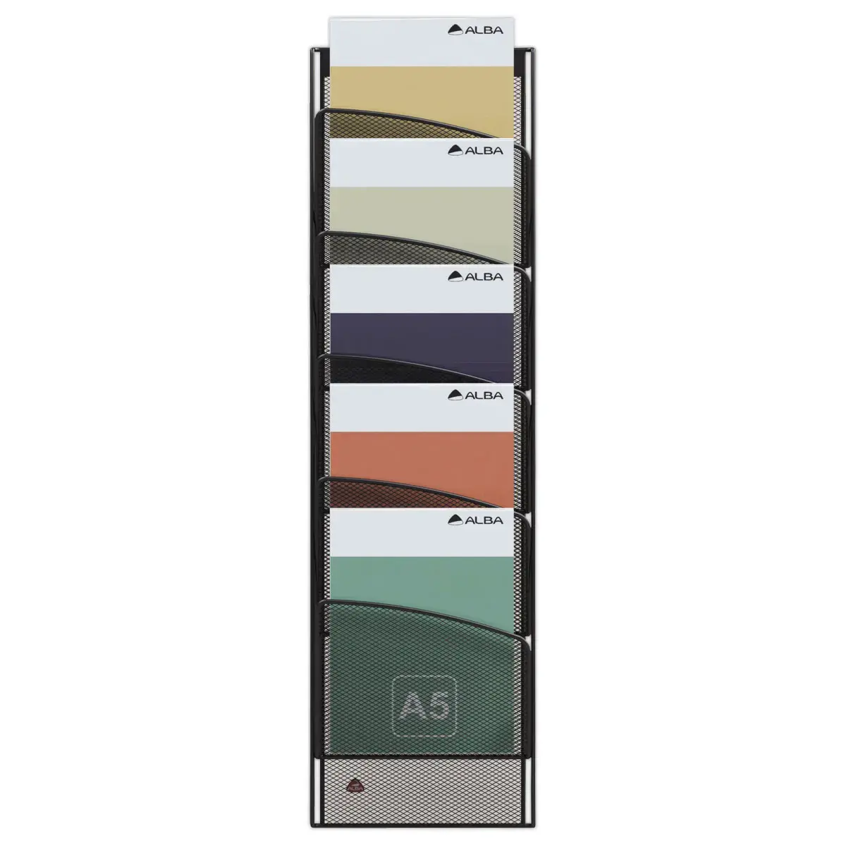 Présentoir mural A5 en metal mesh photo du produit