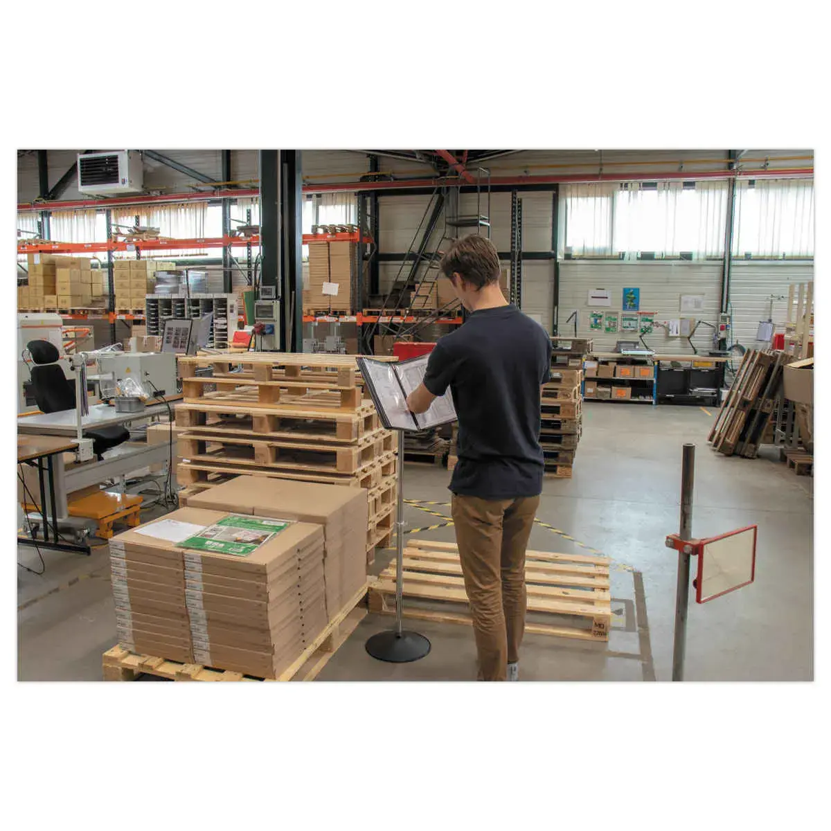 Présentoir avec support de présentation A4 photo du produit