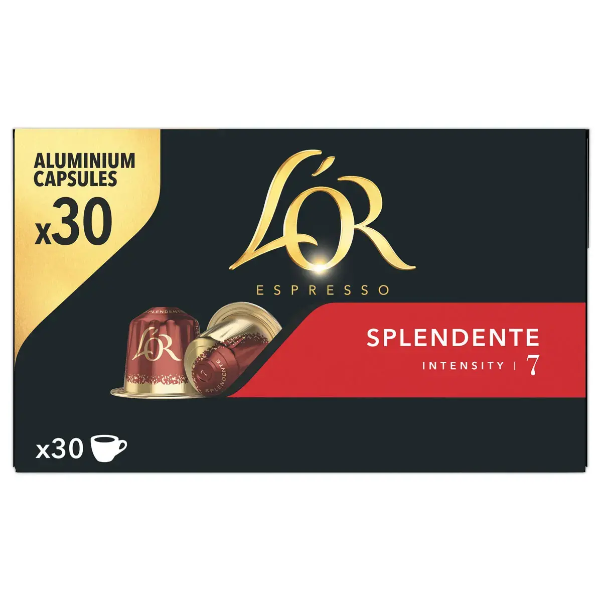 30 Capsules de café L'OR Espresso Splendente - Compatibles Nespresso photo du produit
