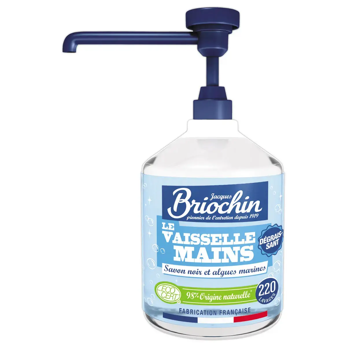 Liquide Vaisselle Mains Savon noir & algues marines avec pompe 500ml photo du produit