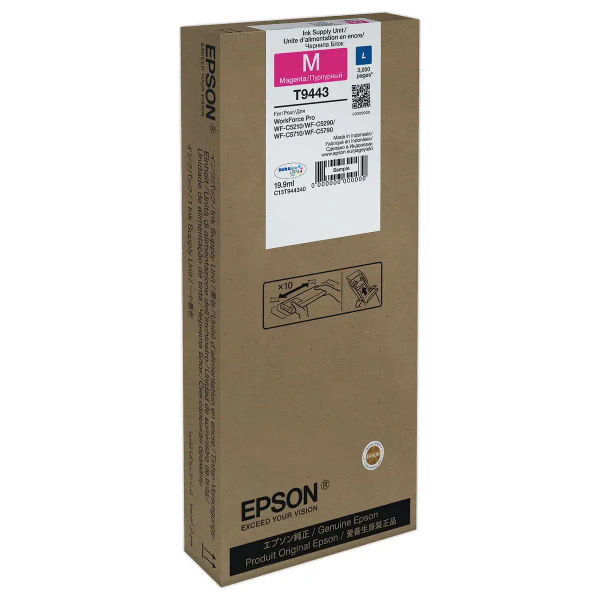 Cartouche Epson T9442 magenta photo du produit
