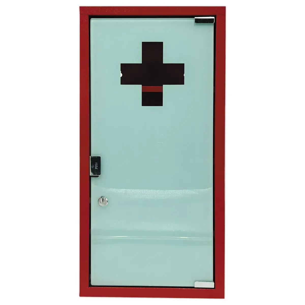 Armoire &agrave; pharmacie rouge 3 &eacute;tag&egrave;res photo du produit