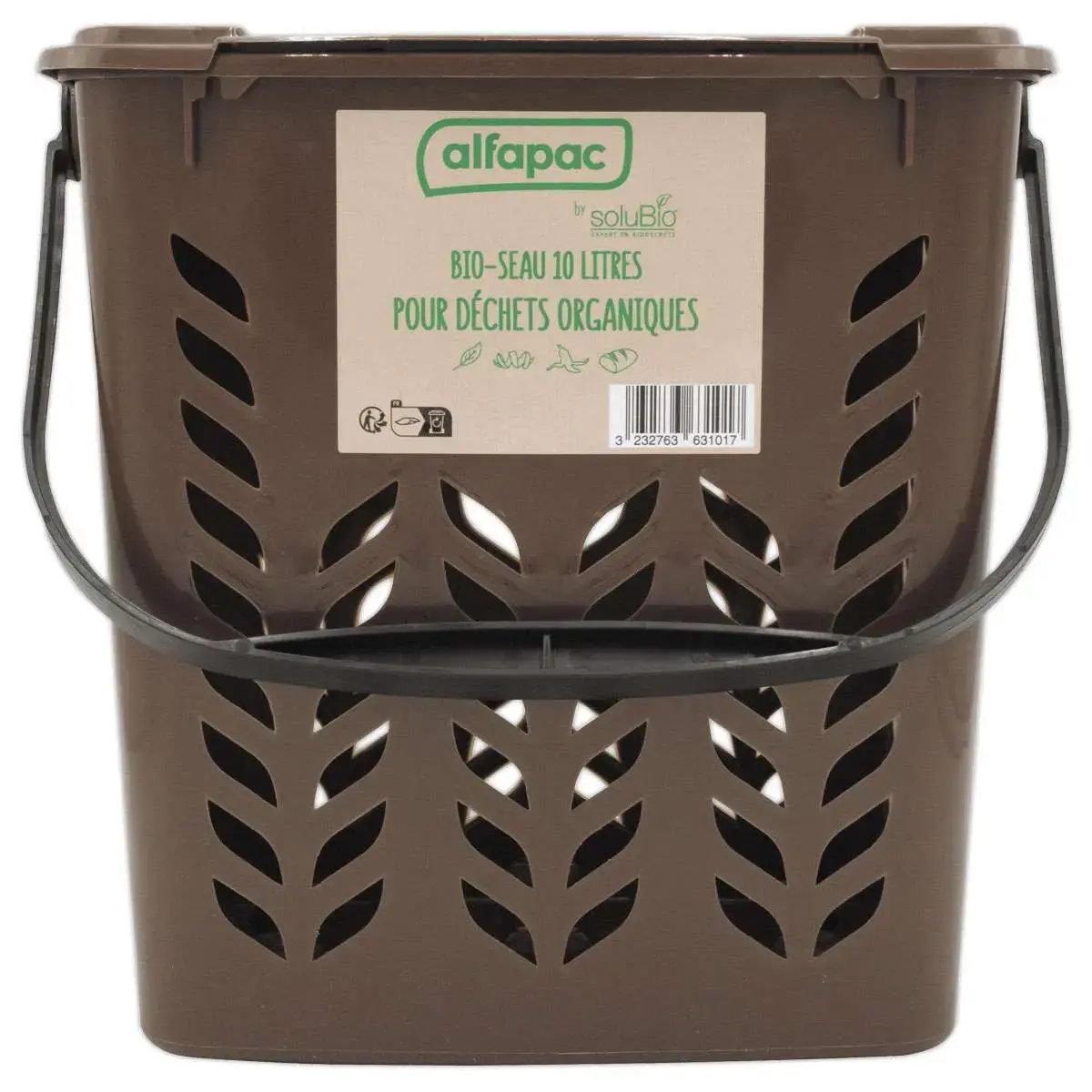 Bio-seau 10L pour la collecte de déchets organiques photo du produit