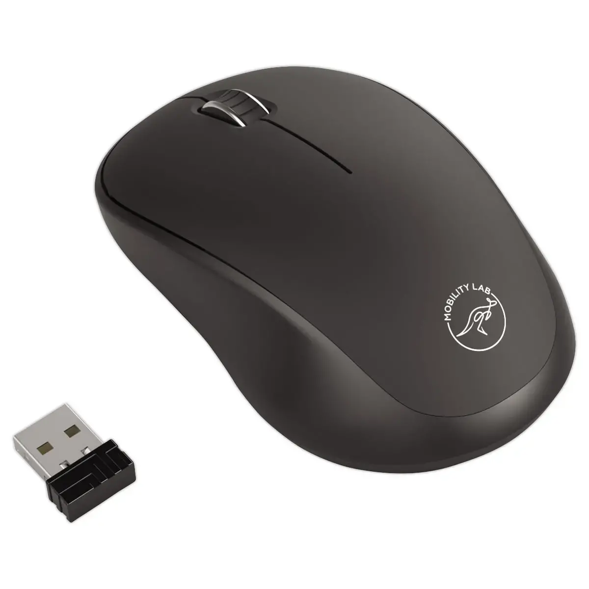 Souris sans fil optique Delta noire photo du produit