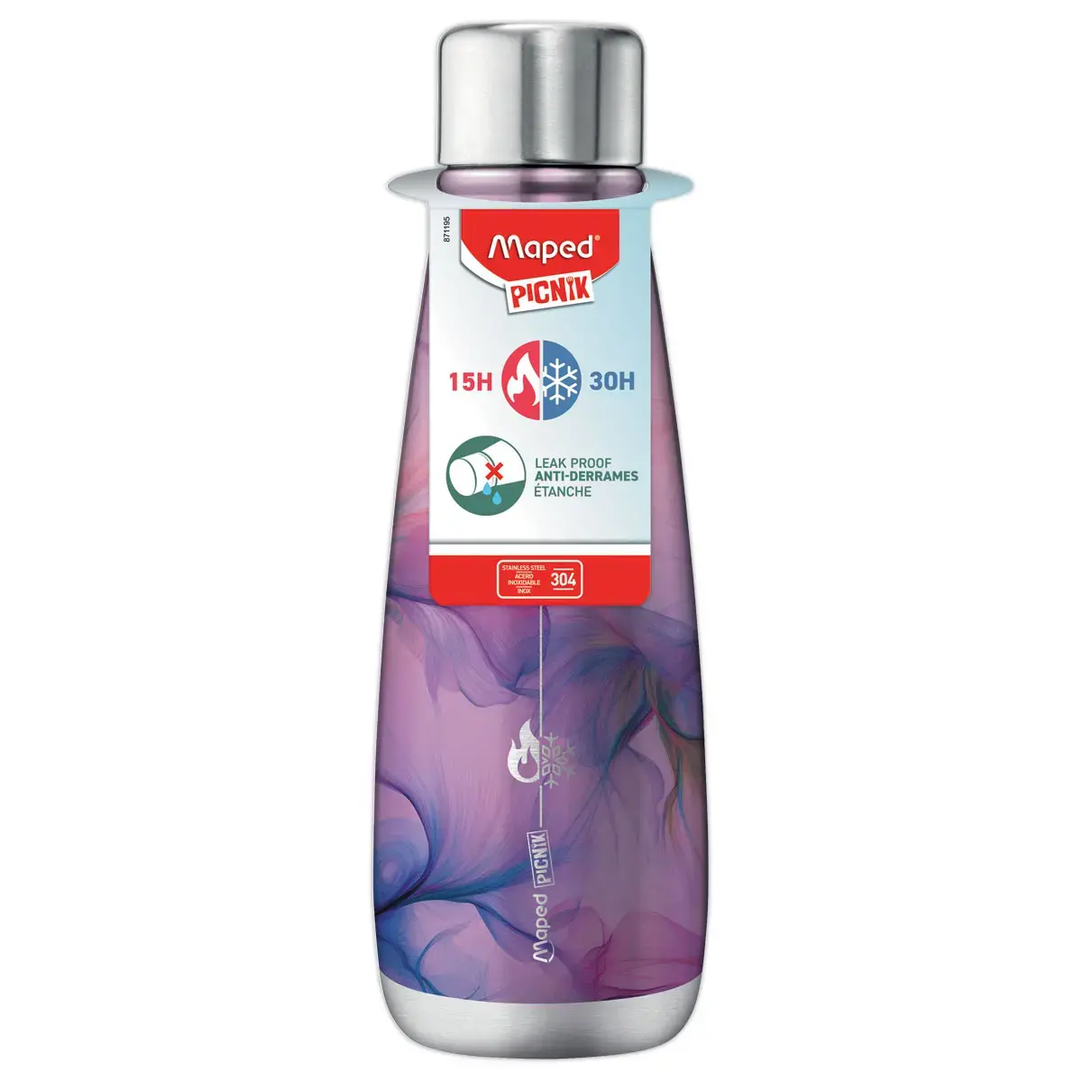 Bouteille isotherme 500 ml picnik concept adultes - coloris Silky photo du produit