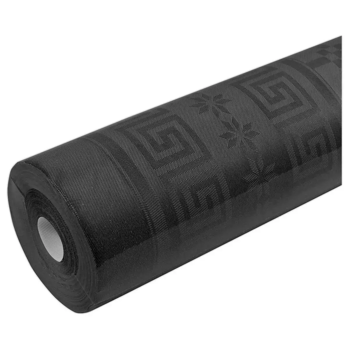Nappe en papier 6x1,18 m en rouleau Noir - Pro nappe photo du produit