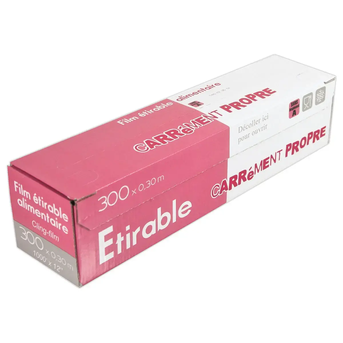 Boîte distributrice film alimentaire 300 m x 30cm photo du produit