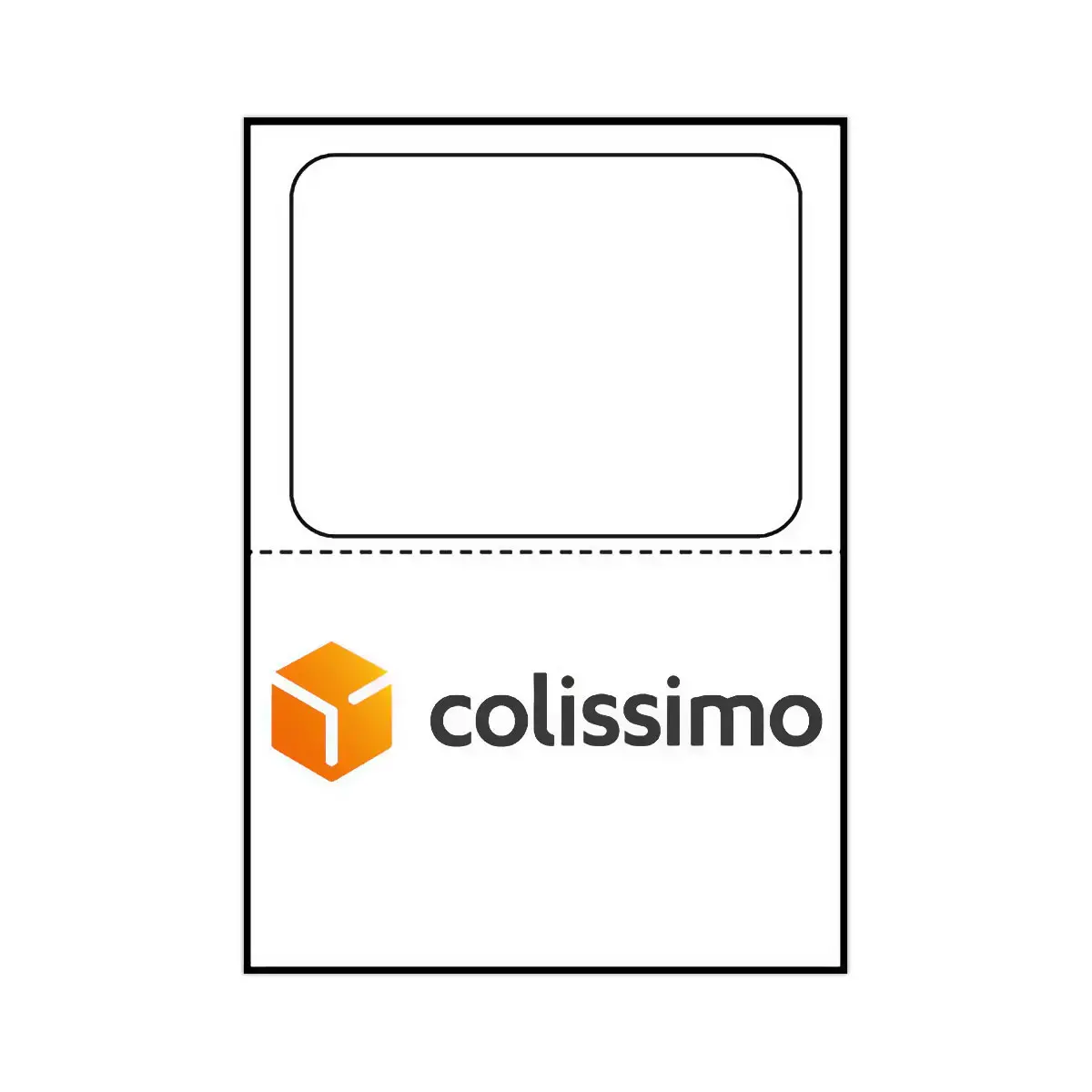 100 &Eacute;Tiquettes int&eacute;gr&eacute;es Stick'Ngo format Colissimo 113x164mm photo du produit