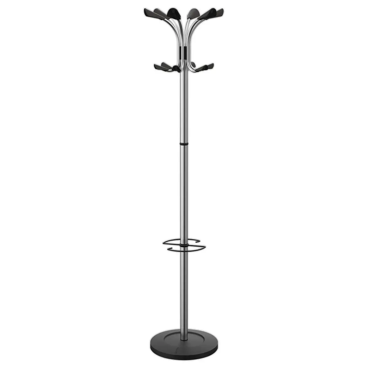 Portemanteau Chromy t&ecirc;te tournante - chrome noir photo du produit