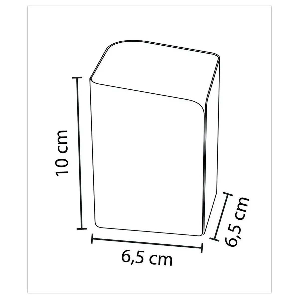 Pot &agrave; crayons m&eacute;tal - Noir photo du produit