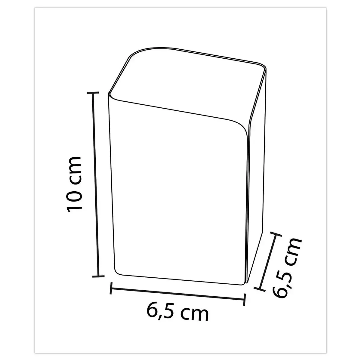 Pot à crayons métal - Terracotta photo du produit