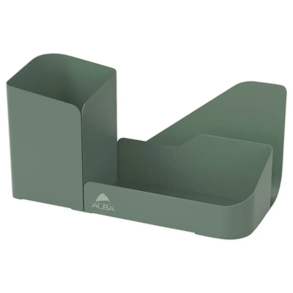 Organisateur de bureau m&eacute;tal - Vert c&eacute;ladon photo du produit