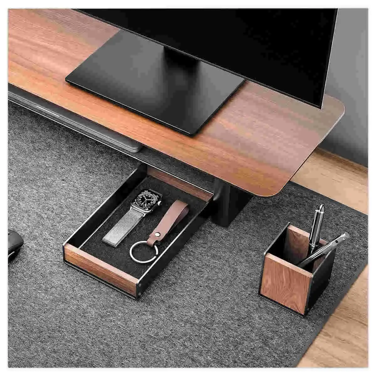 Plateau de bureau bois photo du produit