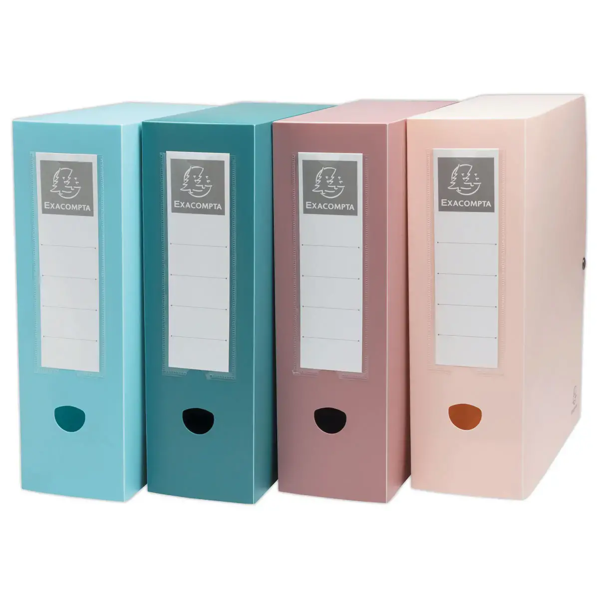 5 Bo&icirc;tes de classement SKANDI dos 10 cm - Assortis - Exacompta photo du produit