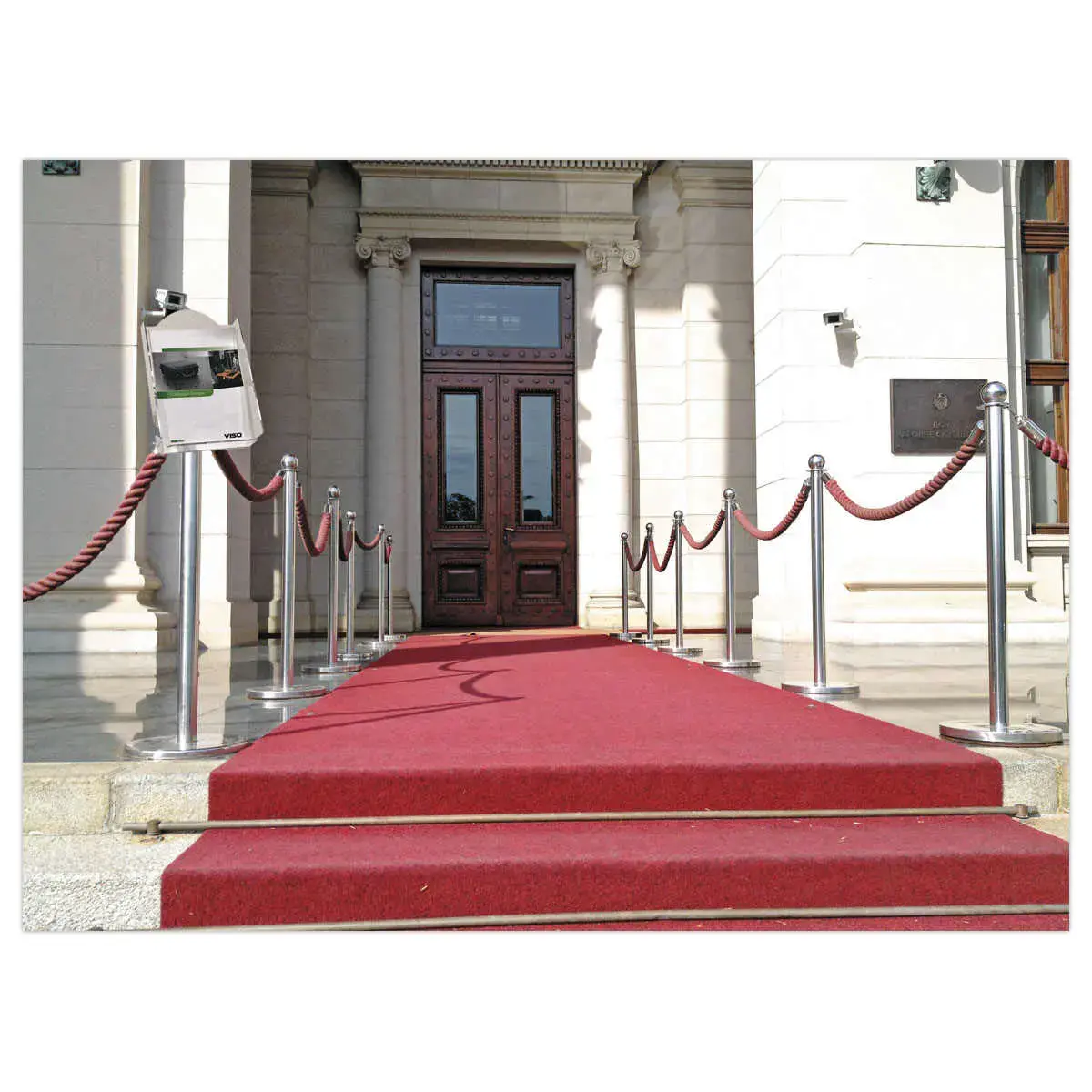 Poteau pr&eacute;sentoir de catalogue A4 portrait photo du produit