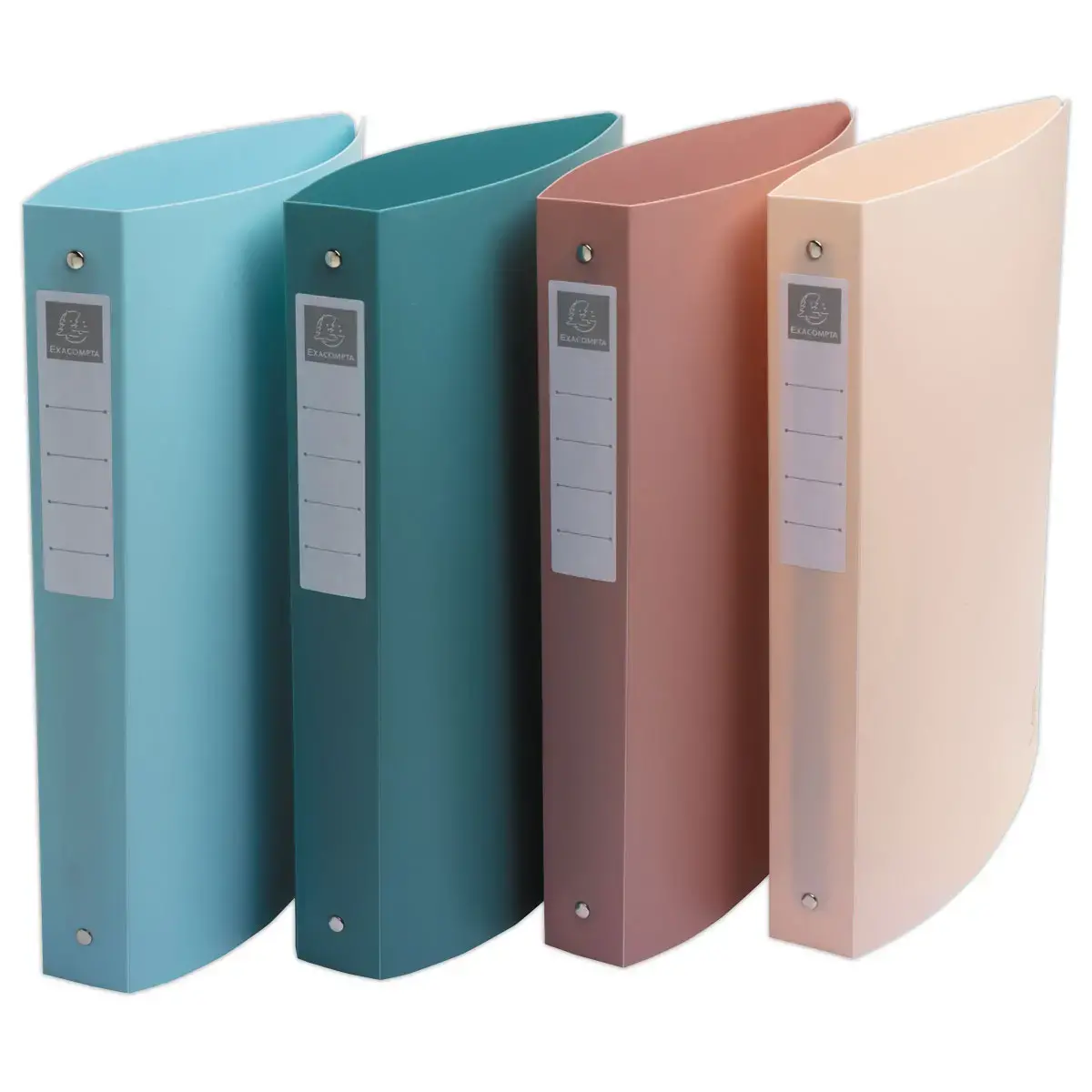 Classeur semi-rigide 4 anneaux SKANDI - Couleur aléatoire photo du produit