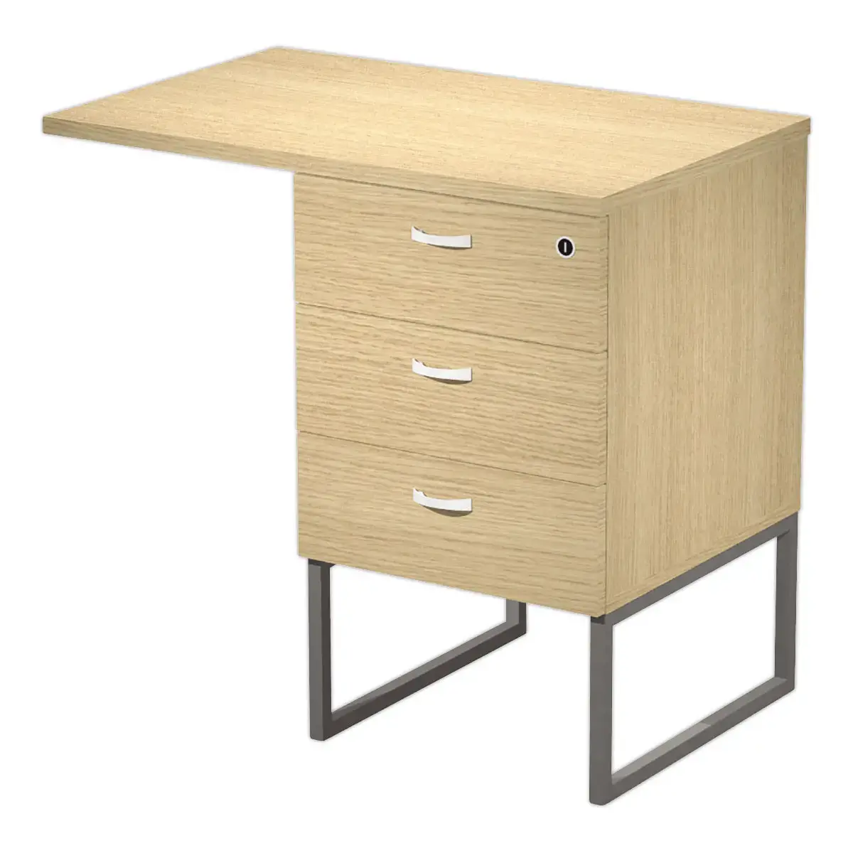 Caisson retour HB Belgrade ch&ecirc;ne/anthracite mont&eacute; photo du produit