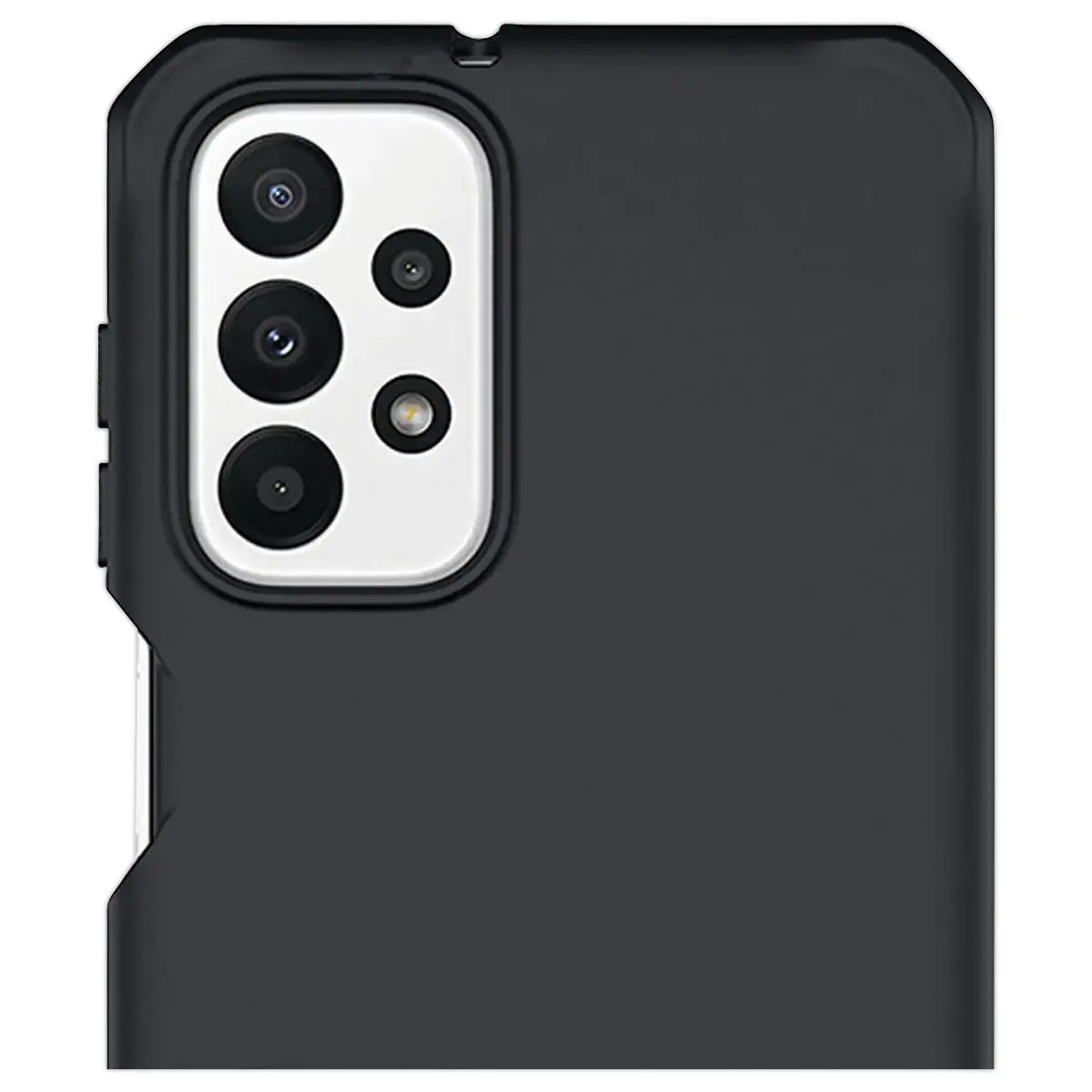 Coque renforcée noire pour Samsung Galaxy A23 5G photo du produit