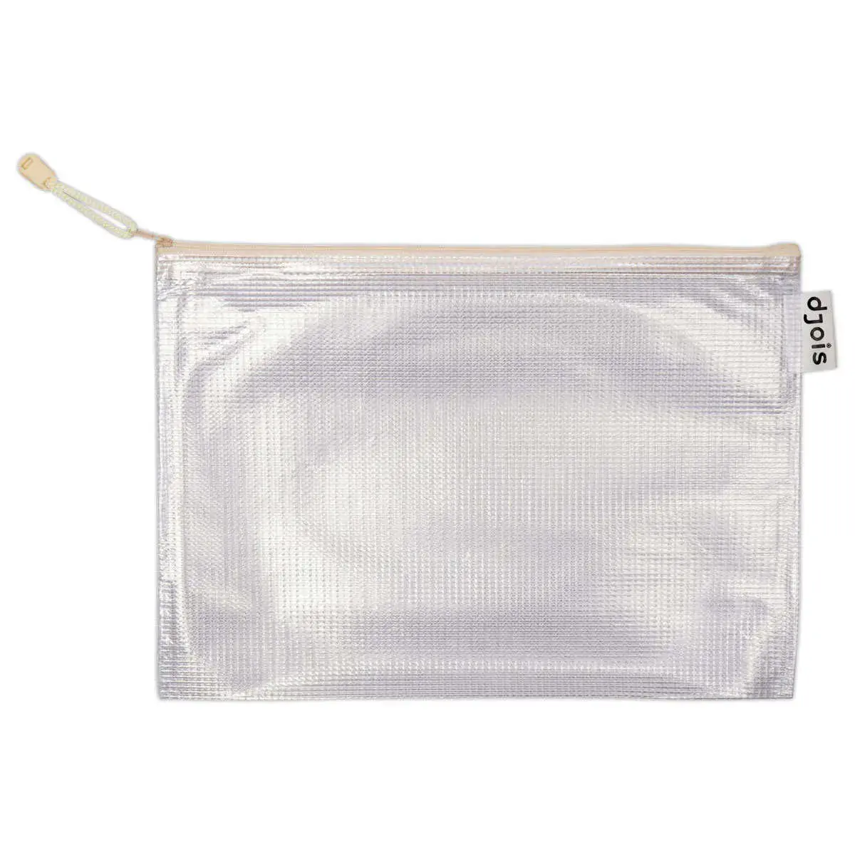 6 Pochettes souples armées A4 zip DJOIS -Coloris assortis photo du produit