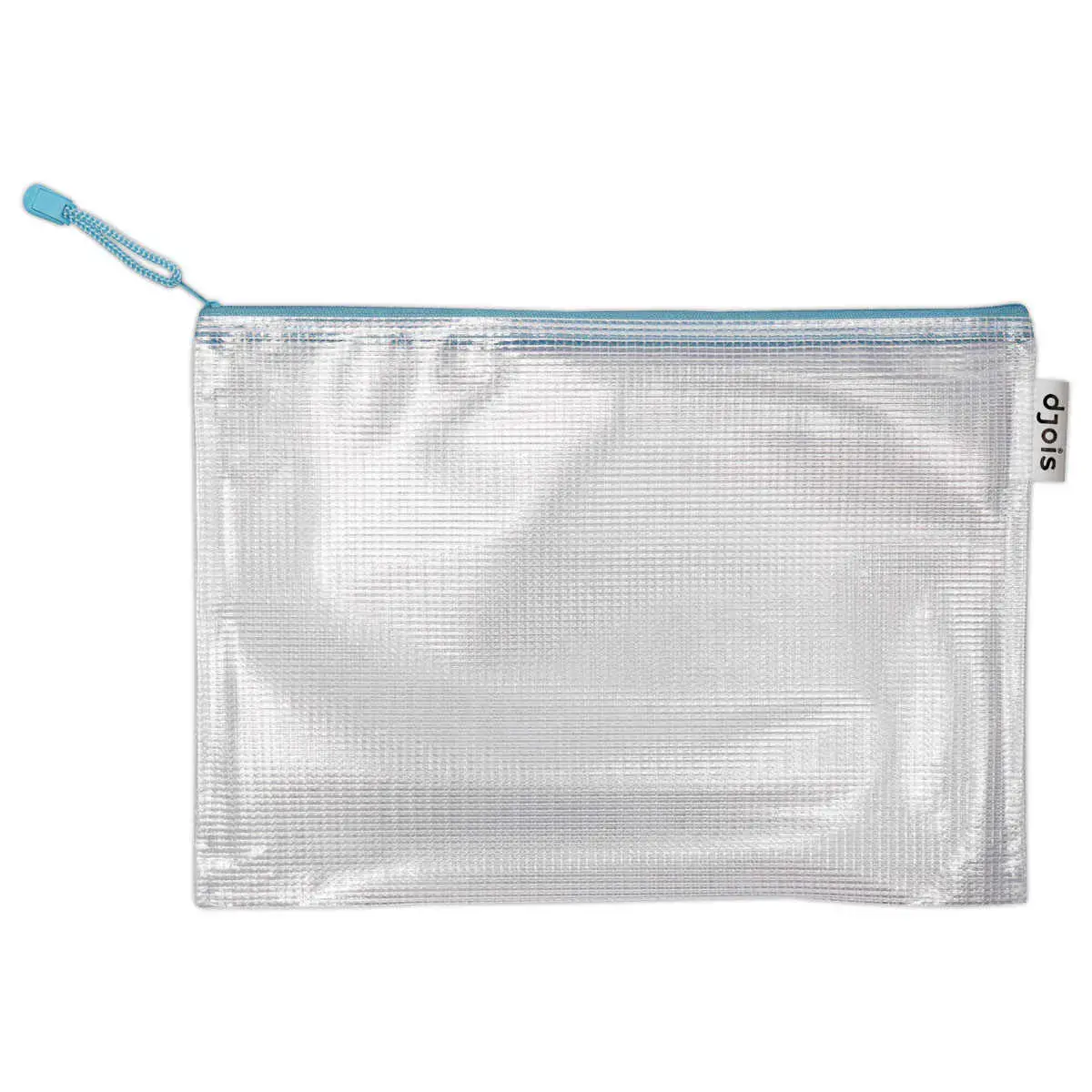 6 Pochettes souples armées A4 zip DJOIS -Coloris assortis photo du produit