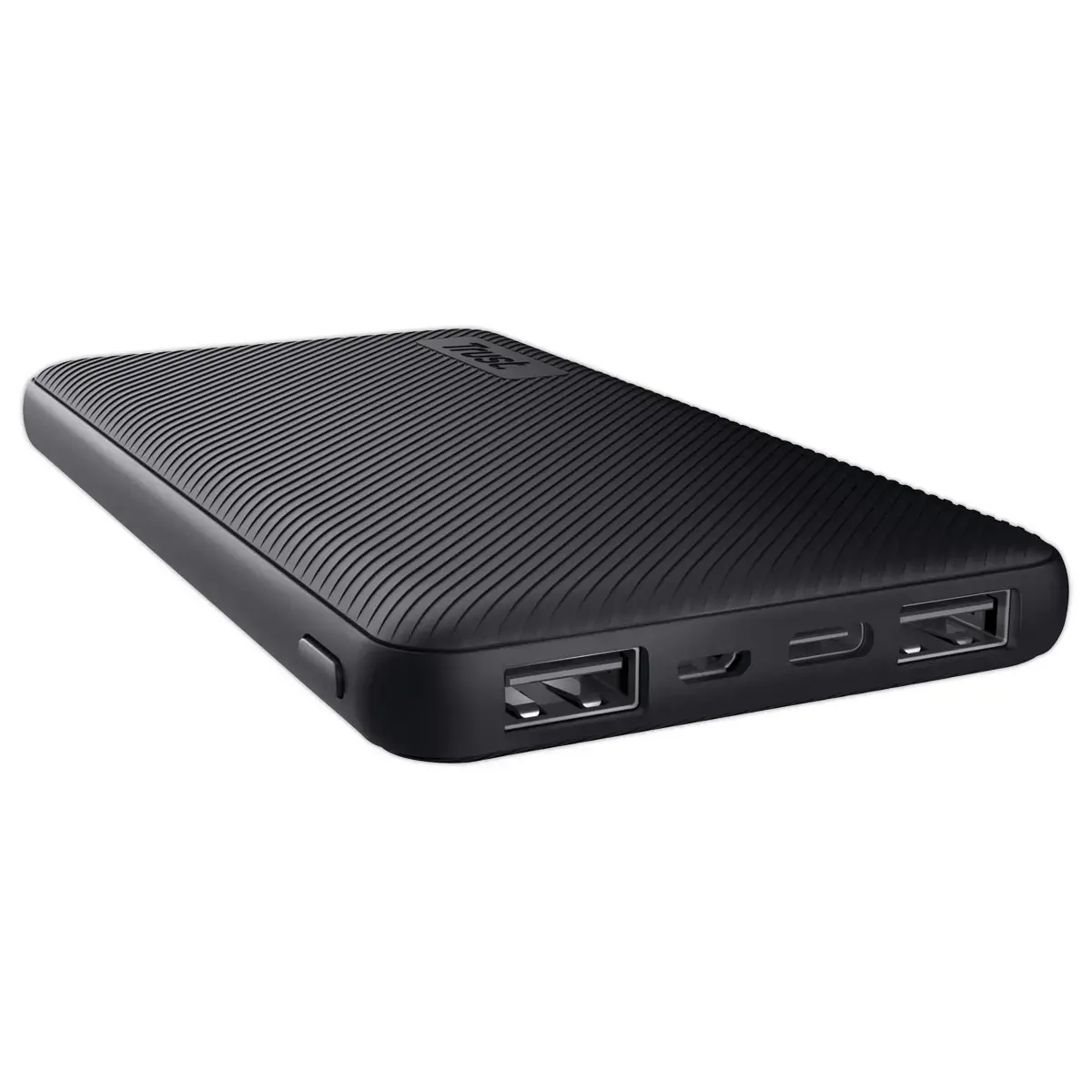 Batterie externe Powerbank Trust PrimoEco 10.000 mAh - Noir photo du produit