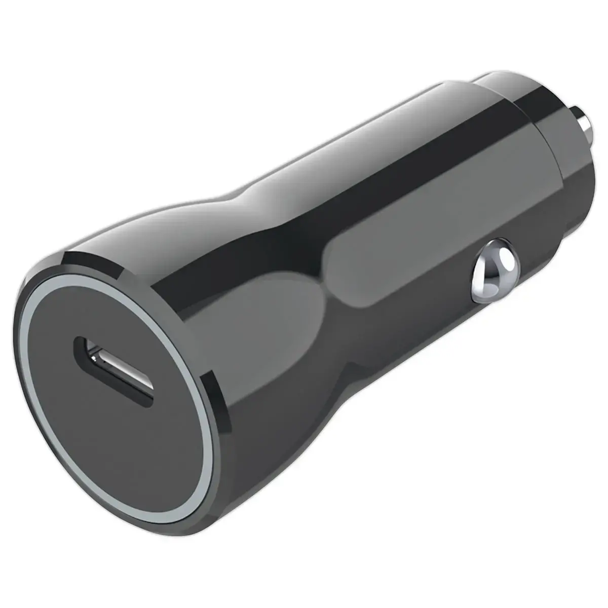 Chargeur voiture USB-C + câble type C 1M photo du produit