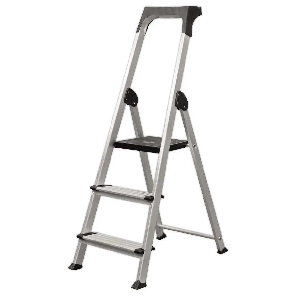 Escabeau 3 marches porte-outils photo du produit