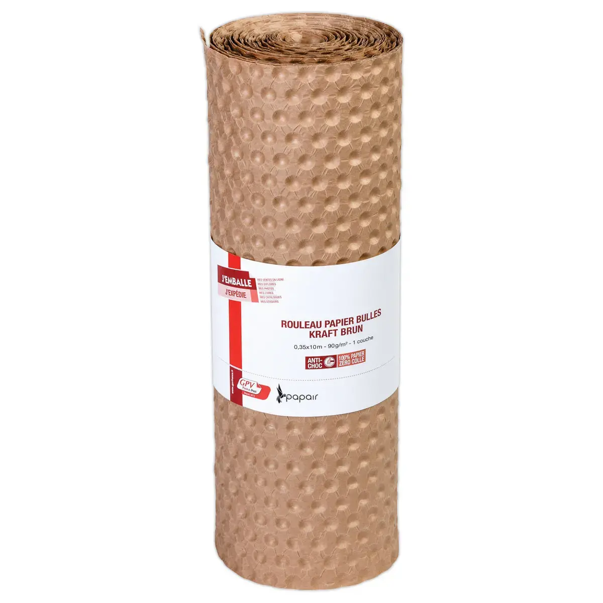 Rouleau bulle papier 0,35 X 10 m  - GPV Pack'n Post photo du produit