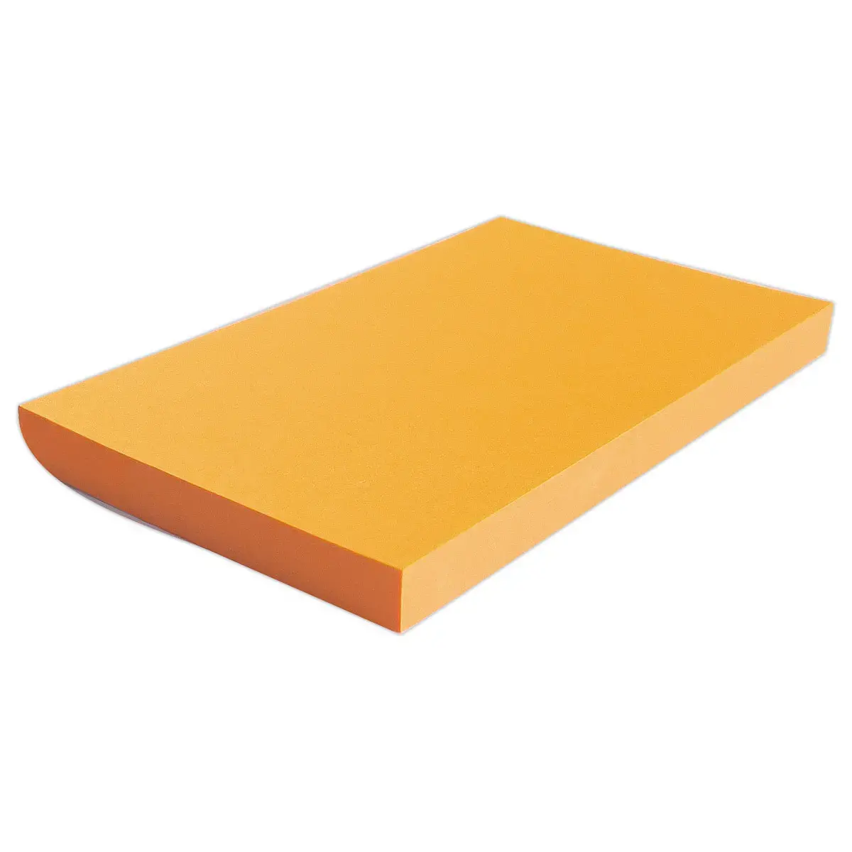Bloc notes adh&eacute;sives 125 x 75 mm vert fluo photo du produit