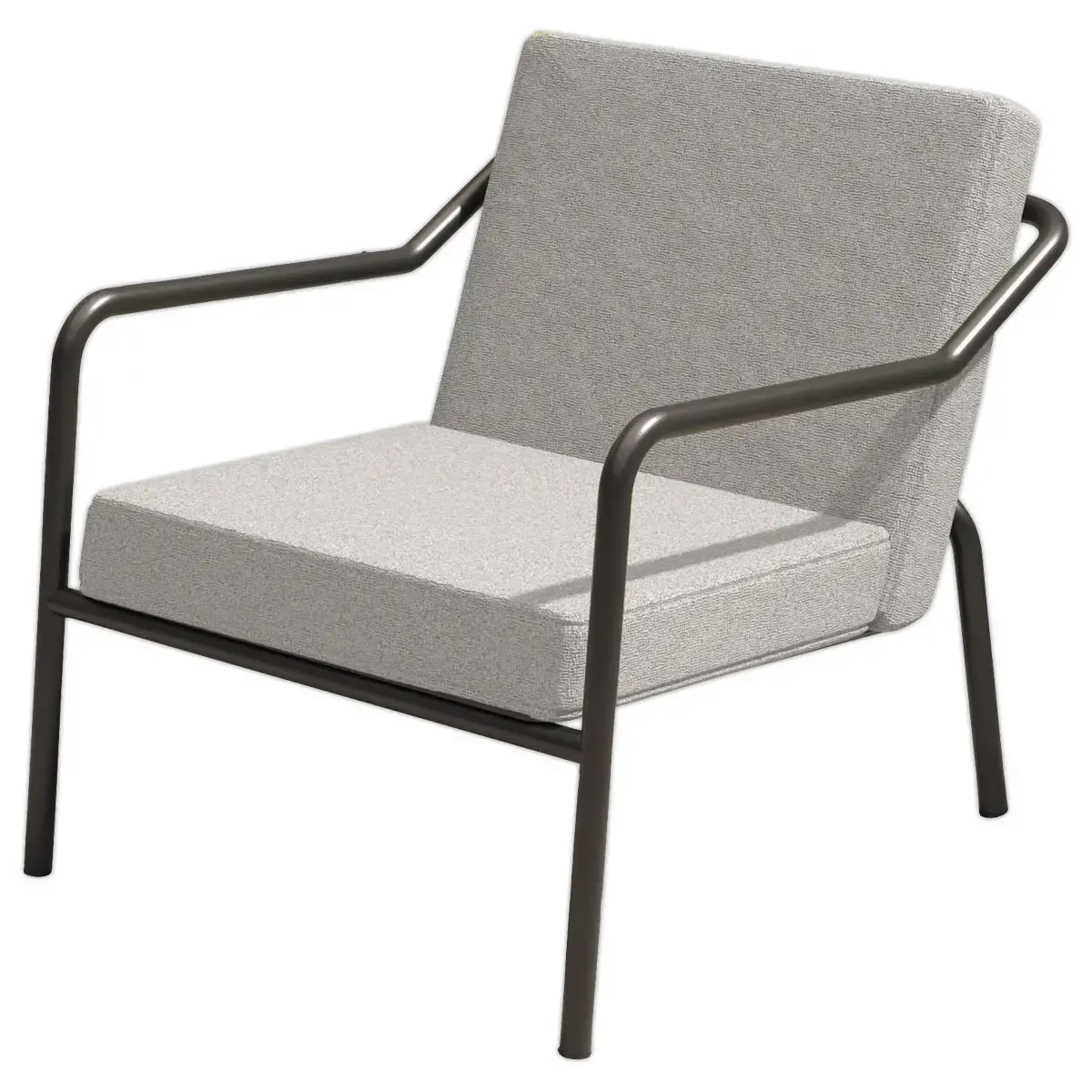 Fauteuil MEDSO tissu gris monté photo du produit