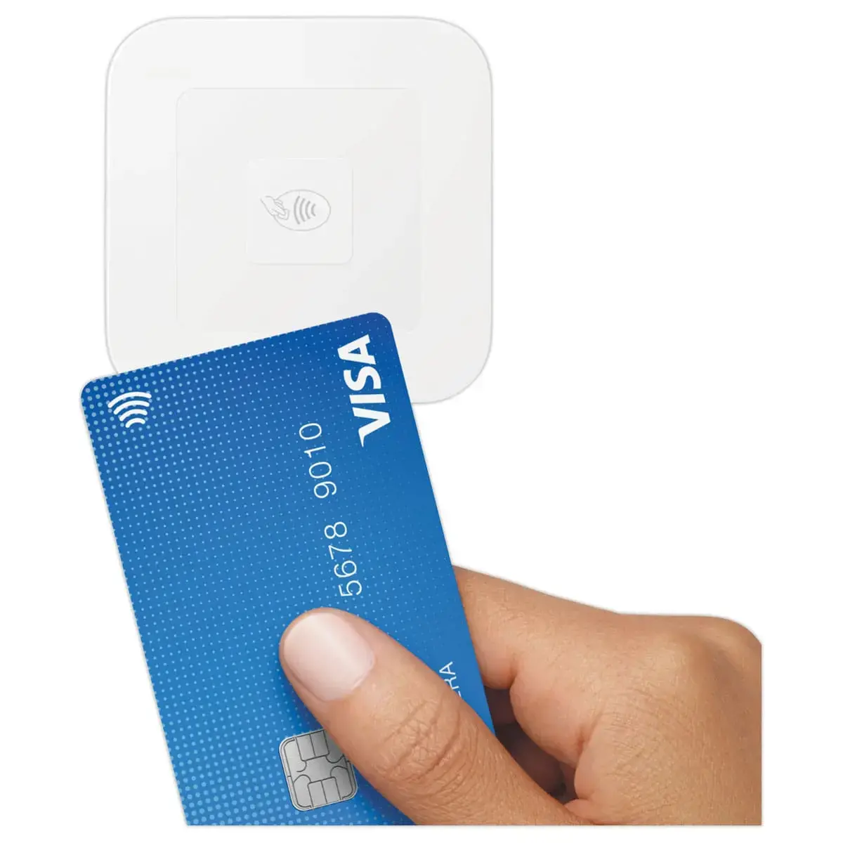 Lecteur de carte bancaire - Blanc photo du produit